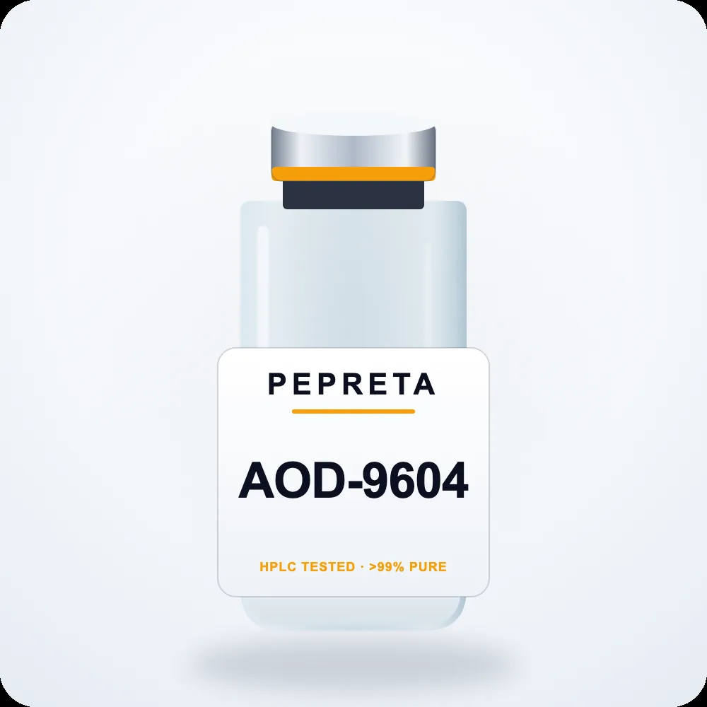 AOD-9604 research peptide vial