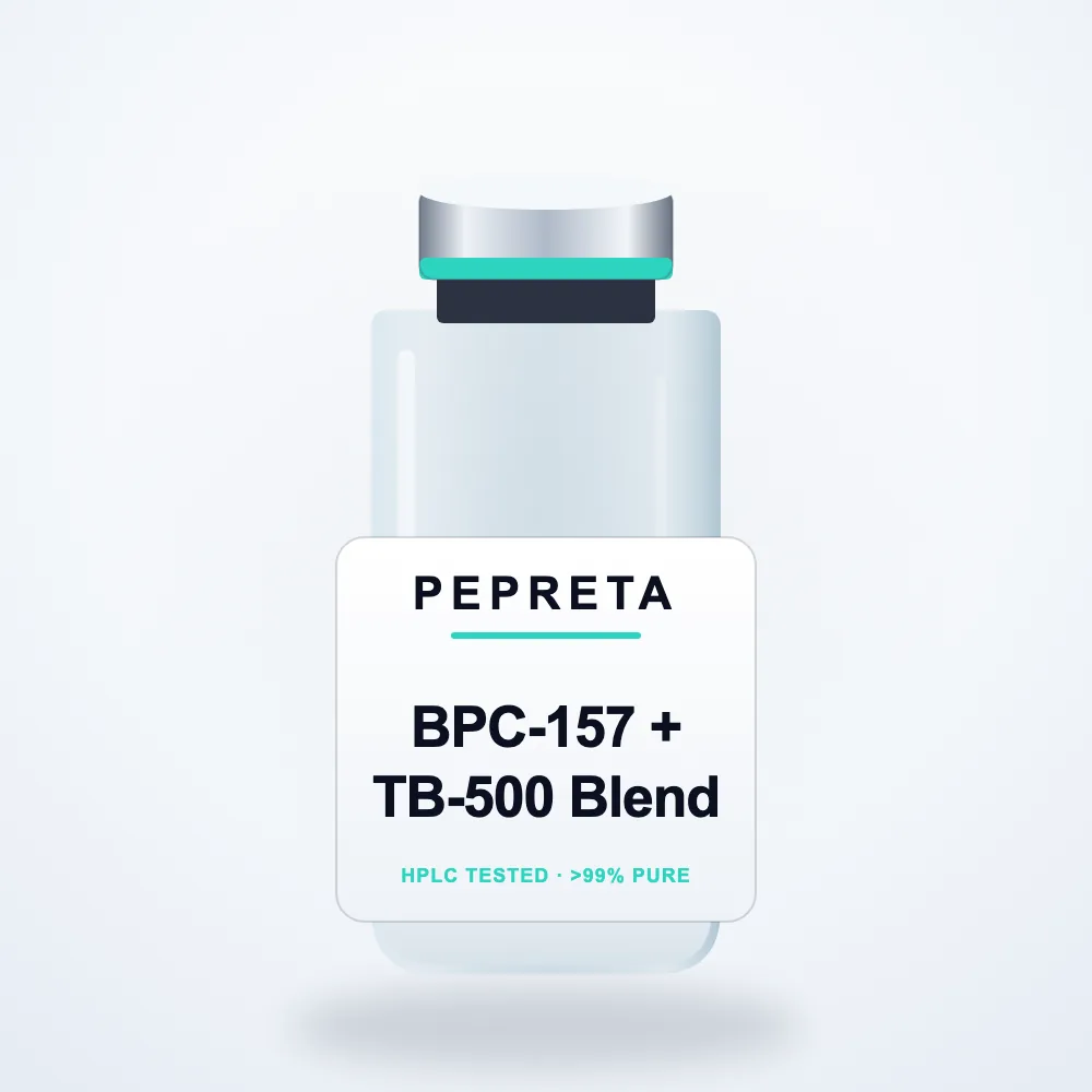 BPC-157 + TB-500 Blend research peptide โ HPLC-verified lyophilised powder