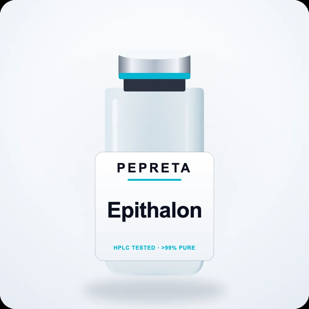 Epithalon research peptide vial
