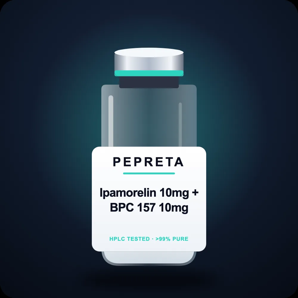 Ipamorelin 10mg + BPC 157 10mg