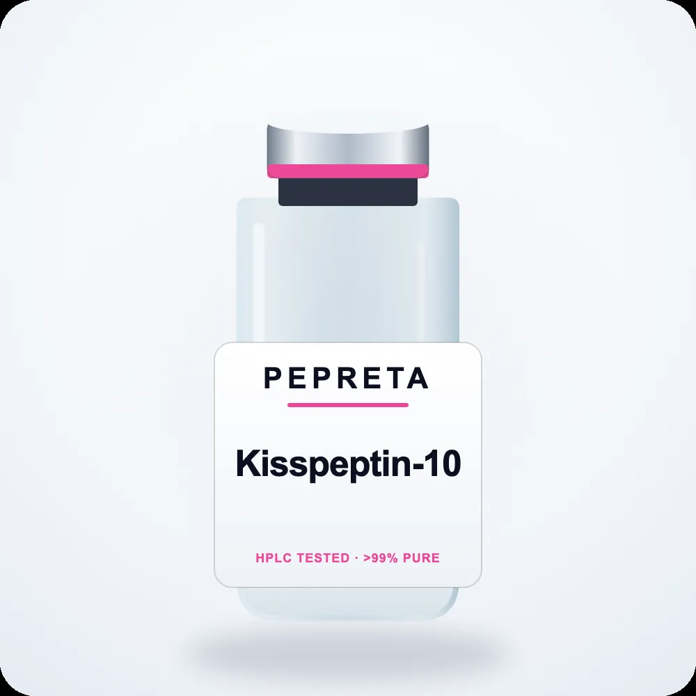 Kisspeptin-10 research peptide vial