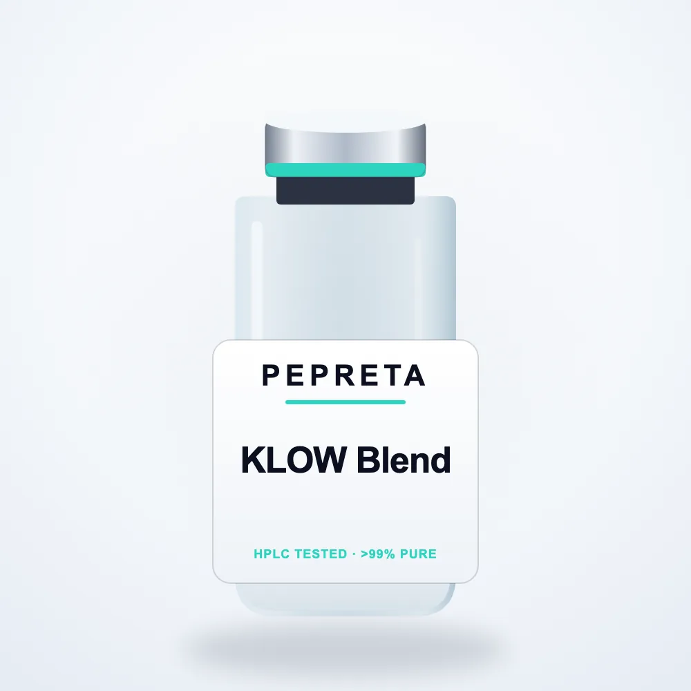 KLOW Blend research peptide โ HPLC-verified lyophilised powder