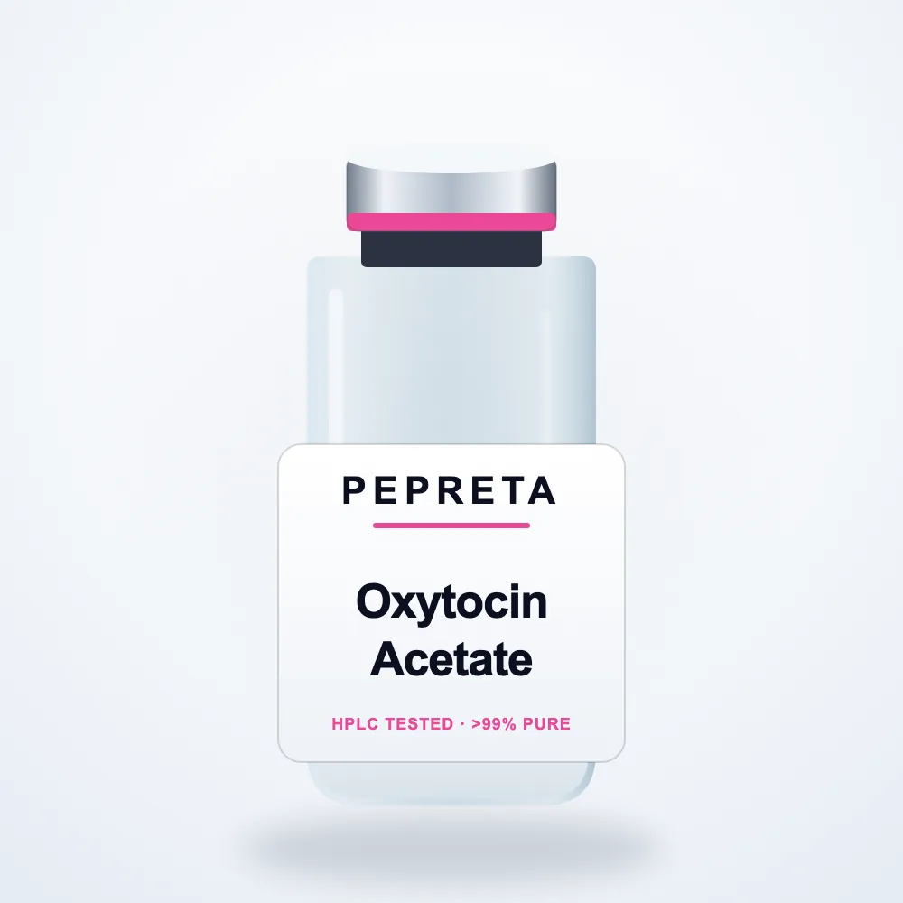 Oxytocin Acetate research peptide โ HPLC-verified lyophilised powder