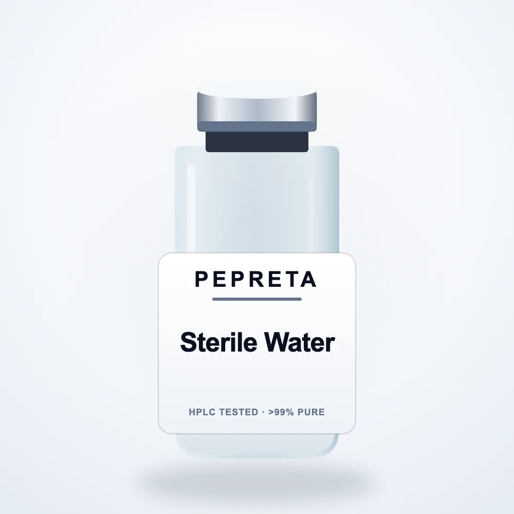Sterile Water research peptide โ HPLC-verified lyophilised powder