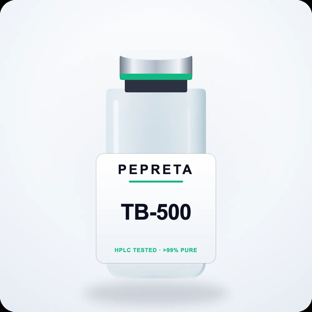 TB-500 (Thymosin β4) research peptide vial