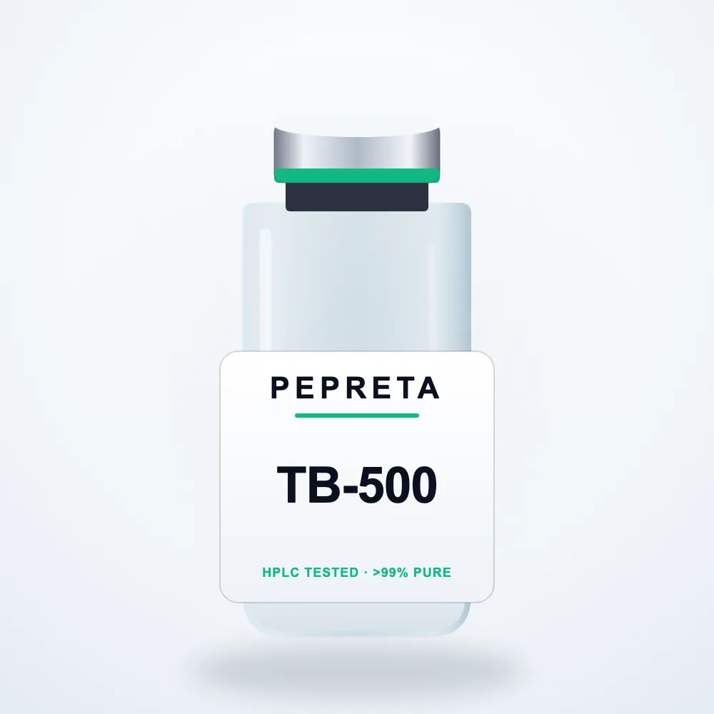 TB-500 (Thymosin β4) research peptide — HPLC-verified lyophilised powder